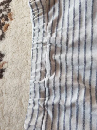 Conjunto Verano Rayas Gris y Blanco