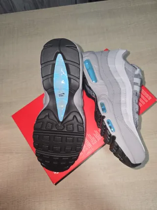 Nike Air Max 95 Hombre Gris y Azul