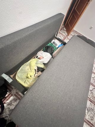 Sofá Cama Matrimonio Gris