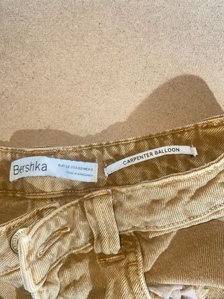 Vaqueros rectos beige