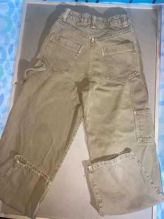 Vaqueros rectos beige