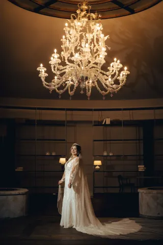 Vestido de Novia y Velo