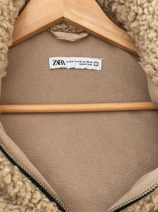 Cazadora Polar Borreguito de Zara