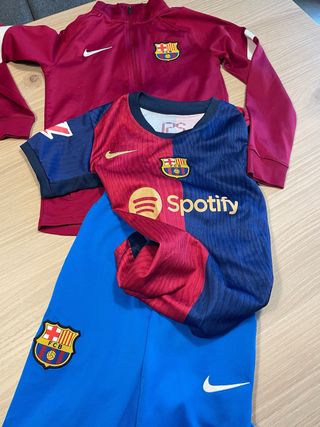 Conjunto Chándal y Camiseta Barça Nike