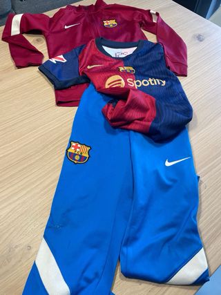 Conjunto Chándal y Camiseta Barça Nike