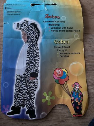 Disfraz Cebra Infantil