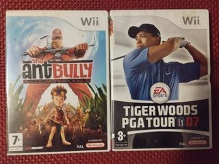 2 Juegos Wii: The Ant Bully y Tiger Woods PGA Tour