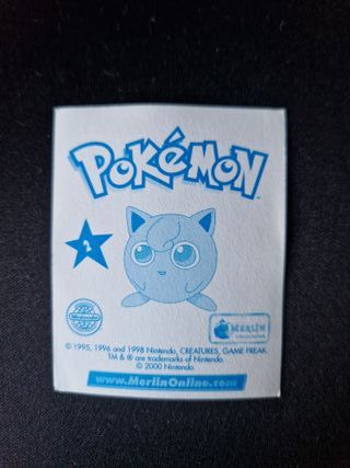 Lote Stickers Pokémon Serie Merlin
