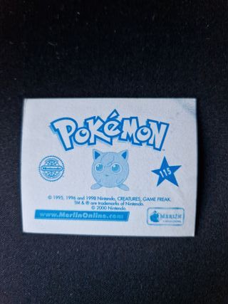 Lote Stickers Pokémon Serie Merlin