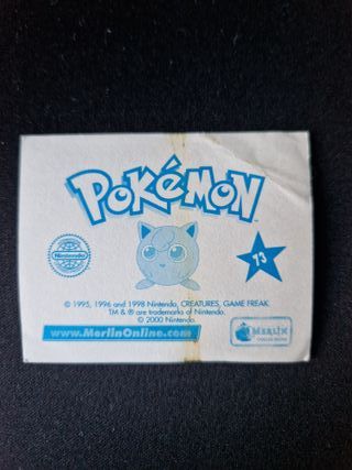 Lote Stickers Pokémon Serie Merlin