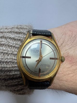 Reloj Oscar Vintage 17 Rubis Swiss Made