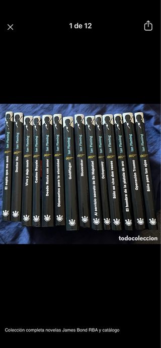 Colección completa Novelas James Bond mas regalo