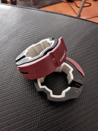 Barra de gimnasio cromada