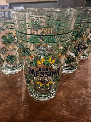 Set 6 Bicchieri Birra Messina Limited Edition200ml