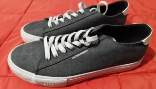 Zapatillas lona Jack&Jones grises