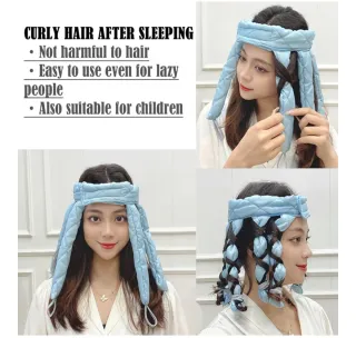 Diadema para ondas pelo color lila  Forma pulpo