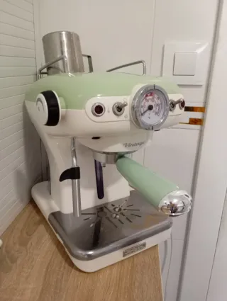 Cafetera Espresso, Verde Vintage