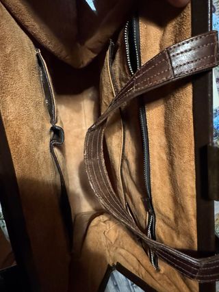 Borsa in vera pelle vintage originale cocco