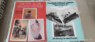 Libro y postales antigua siglos XIX/XX para elegir