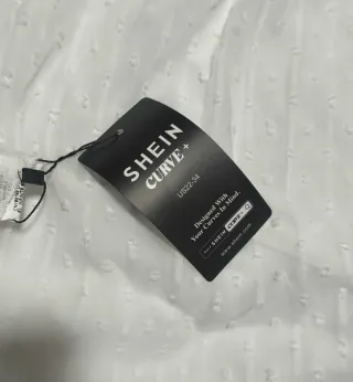 Vestido Blanco SHEIN Talla 6XL