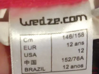 Chaqueta de nieve Wedze 146/158