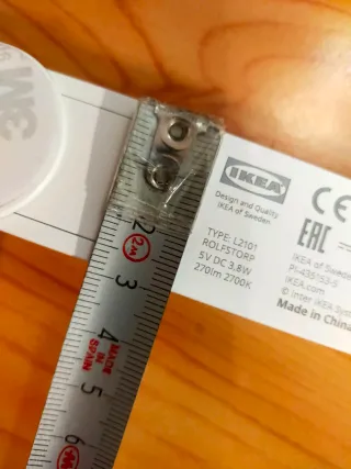 Luz LED ROLFSTORP Ikea+Pilas Alcalinas Kodak