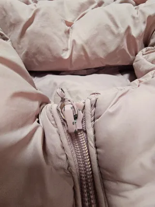 Chaqueta larga rosa Talle XL