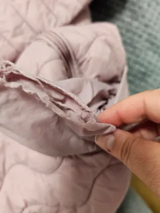 Chaqueta larga rosa Talle XL