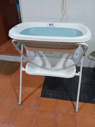 Bañera cambiador bebé plegable