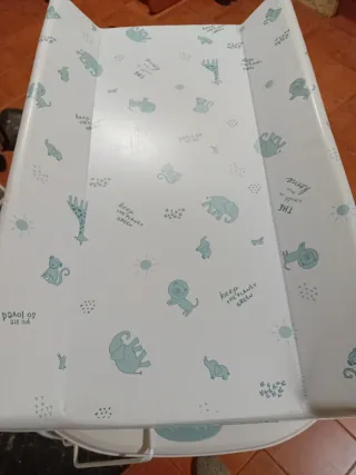 Bañera cambiador bebé plegable