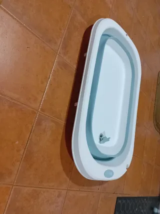 Bañera cambiador bebé plegable