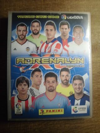 ÁLBUM ARCHIVADOR ADRENALYN 2014-15 + 413 CARTAS
