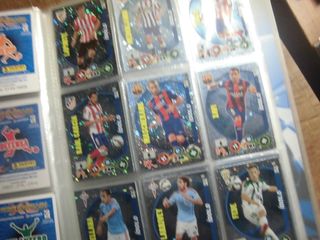 ÁLBUM ARCHIVADOR ADRENALYN 2014-15 + 413 CARTAS