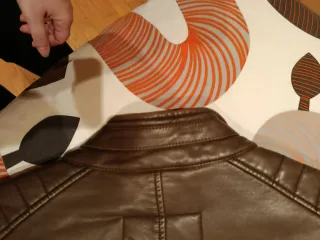 Cazadora Cuero Napapijri Hombre Marrón