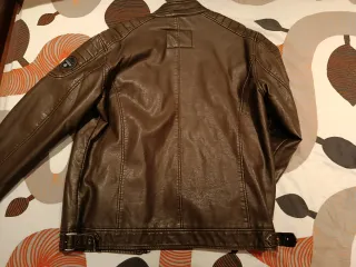 Cazadora Cuero Napapijri Hombre Marrón