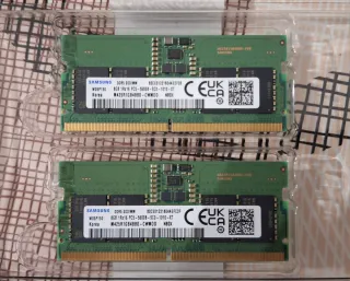 2 Modulos Samsung DDR5 8GB 5600MHz portatil