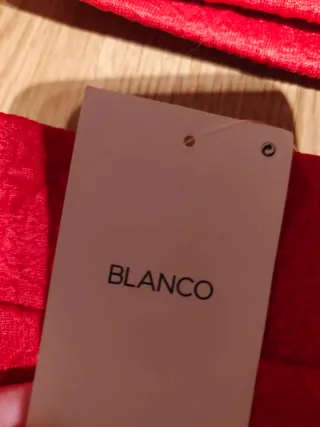 Conjunto rojo/naranja top y falda