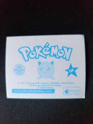 Lote Stickers Pokémon Serie Merlin