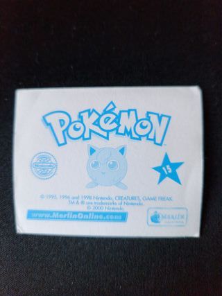 Lote Stickers Pokémon Serie Merlin