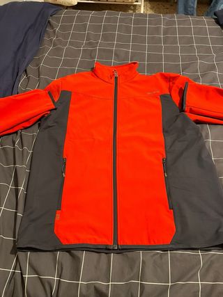 Chaqueta polar ebike roja
