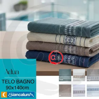 Telo doccia  con fantasia vari colori disponibili