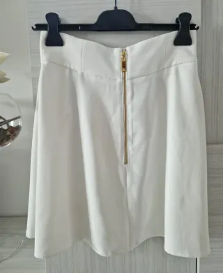 Gonna Elisabetta Franchi con logo dorato