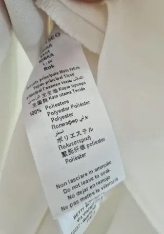 Gonna Elisabetta Franchi con logo dorato