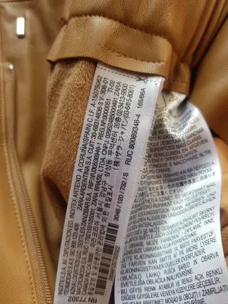 Zara Falda Short Talla S Marrón