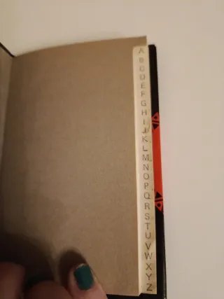 Agenda telefónica vintage Sam años 80