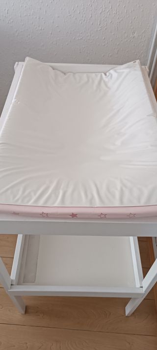 Cambiador bebé rosa