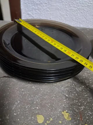 Platos vintage de plástico