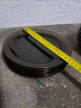 Platos vintage de plástico