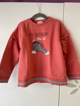 Sudadera niña I love outdoor