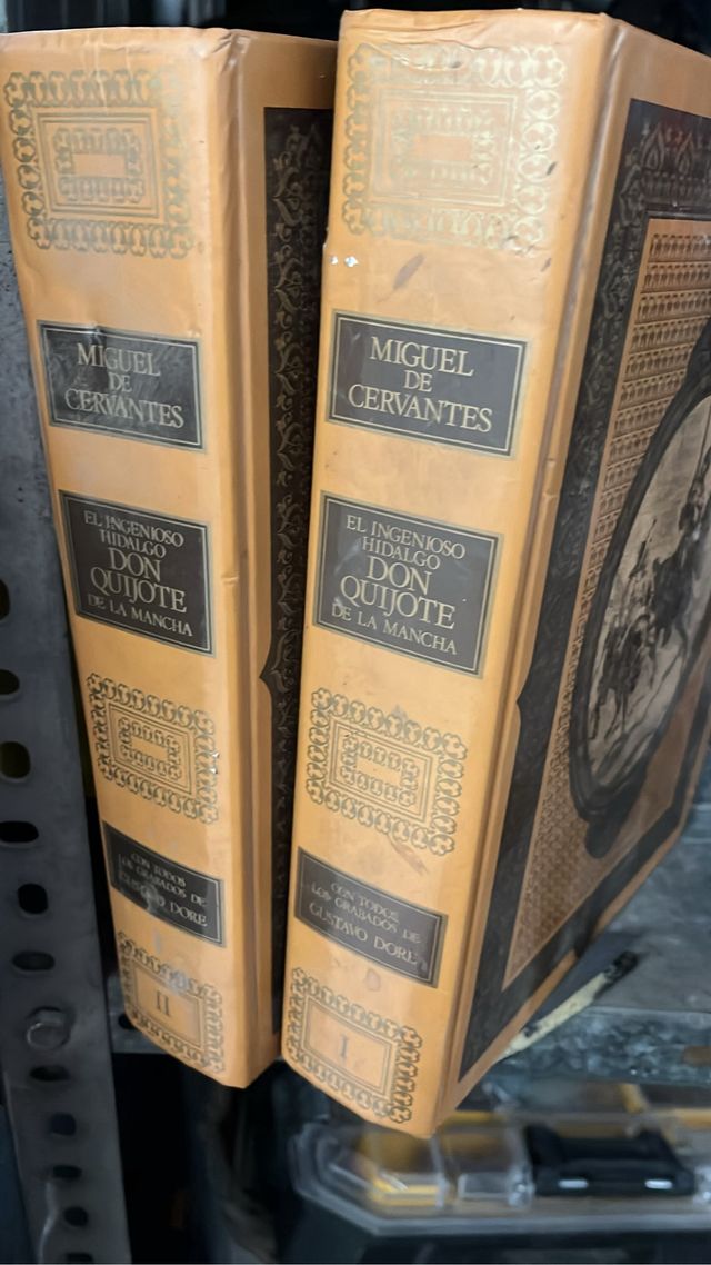Libro del quijote en 2 tomos